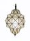 Art Deco Style White Crystal Dome-Shaped Chandelier, Pendant or Lantern, Image 1