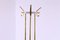 Marble and Brass Italian Floor Coat Rack, 1970s 2