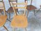 Scandinavian 2-Color Bistro Chairs, Set of 8, Image 3