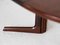 Midcentury Danish round dining table in rosewood 1960s - central leg 12