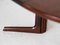 Midcentury Danish round dining table in rosewood 1960s - central leg, Image 12