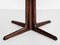 Midcentury Danish round dining table in rosewood 1960s - central leg, Image 4