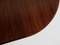 Midcentury Danish round dining table in rosewood 1960s - central leg, Image 7