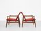 Midcentury Danish pair of easy chairs model 138 by Finn Juhl for France & Søn, Image 2