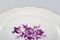 Ovaler Servierteller aus handbemaltem Porzellan mit violetten Blüten von Meissen 3