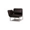 Roro Black Leather Lounge Chair from Brühl & Sippold 1