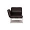 Roro Black Leather Lounge Chair from Brühl & Sippold, Image 8