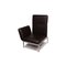 Roro Black Leather Lounge Chair from Brühl & Sippold 3