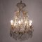 Glass & Bronze Chandeliers, Italy, Late 19th-Century, Set of 2 3