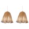 Large Zenda Murano Glass Pendant Lamps by Luciano Vistosi, Italy, 1965, Set of 2, Image 1