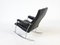 Black Leather Rocking Chair with Ottoman, 1960s 6