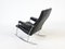 Black Leather Rocking Chair with Ottoman, 1960s, Image 6