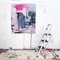 Manuela Karin Knaut, Still Not Really Into Flowers, 2020, acrilico e vernice spray su tela, Immagine 4