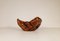 Very Large Swedish Folk Art Dark Grain Birch Bowl, 1960s, Image 4