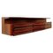 Large Mid-Century Wooden Wall Console, Italy, 1960s, Image 1