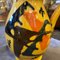 Jarra italiana futurista de cerámica amarilla, marrón y naranja, años 30, Imagen 11