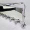 Bauhaus or Art Deco Aluminium Wall Rack 4