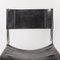 Chaises Vintage en Cuir Noir dans le style de Matteo Grassi, 1970s, Set de 4 11