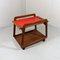 Carrello in teak con ripiano double face, Danimarca, anni '60, Immagine 4