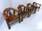 Brutalist Oak Chairs, 1970s, Set of 4 6