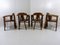Brutalist Oak Chairs, 1970s, Set of 4 5