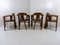 Brutalist Oak Chairs, 1970s, Set of 4, Image 5