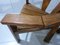 Brutalist Oak Chairs, 1970s, Set of 4, Image 16