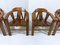 Brutalist Oak Chairs, 1970s, Set of 4 11