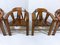 Brutalist Oak Chairs, 1970s, Set of 4, Image 11