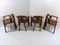 Brutalist Oak Chairs, 1970s, Set of 4 8