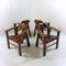Brutalist Oak Chairs, 1970s, Set of 4, Image 18