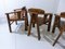 Brutalist Oak Chairs, 1970s, Set of 4, Image 9
