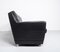 Black Leather 4 Seater Sofa, 1960s 5
