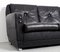 Black Leather 4 Seater Sofa, 1960s 10