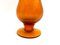 Orange Vase von Barbara Glassworks, Polen, 1980er 4