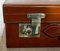 English Leather Suitcase & Dust Cover, Image 2
