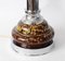 Chromed Metal and Brown Ceramic Table Lamp from Massive Lighting, 1970s, Image 6