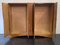 Art Deco Wardrobe in Cherry and Maple Carved at the Center and Base 22