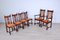 Dining Chairs and Armchairs with Twisted Legs, Early 1900s, Set of 6, Image 1