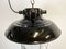 Industrial Black Enamel Factory Pendant Lamp, 1960s 6