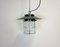 Industrial Cage Pendant Lamp, 1960s 1