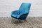 French Plush Armchair, 1950s, Image 2