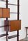 Italian Modern Floor to Ceiling Wall Unit in Exotic Wood, 1950s 6