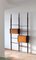 Italian Modern Floor to Ceiling Wall Unit in Exotic Wood, 1950s, Image 9