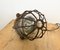 Industrial Cast Iron Cage Pendant Light, 1960s 11