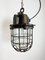 Lámpara colgante industrial de hierro fundido, años 60, Imagen 3