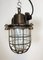 Industrial Cast Iron Cage Pendant Light, 1960s 1