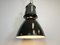 Large Industrial Black Enamel Lamp from Elektrosvit, 1960s 7