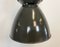 Große industrielle schwarze Lampe aus Emaille von Elektrosvit, 1960er 5