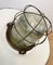 Industrial Enamel Factory Cage Pendant Lamp, 1950s 9